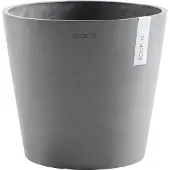 Ecopot's Blumentopf "AMSTERDAM Grey", BxTxH: 40x40x35 cm, mit Wasserreservoir