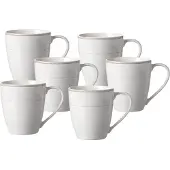 Ritzenhoff & Breker Becher "Isabella", (Set, 6 tlg., Das Set besteht aus 6 Kaffeebechern), mit extravagantem Dekor, 6-teilig