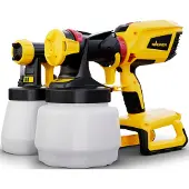 Wagner W600 FLEXiO Universal Sprayer Akku Farbsprühsystem 18 V POWER FOR ALL Brushless ( 2420174 ) + Zubehör - ohne Akku, ohne Ladegerät