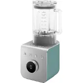 Smeg Standmixer "BLC02EGMEU", grün (emerald grün), B:16,8cm H:42,1cm T:22,5cm, Zerkleinerer, mit Vakuumpumpe, Standmixer