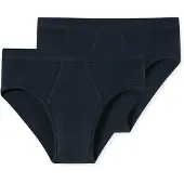 Schiesser Herren Slips 2er Pack - Feinripp, Sportslip, Cotton Essentials