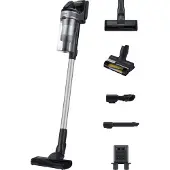 Samsung VS15A60BGR5/WD, 2-in-1-Stabstaubsauger, Staubbeutel, Silber, Rechteckig, Trocken, Micro