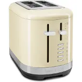 KitchenAid 5KMT2109EAC, 2 Scheibe(n), Cremefarben, Metall, Kunststoff, Tasten, Niveau, 980 W, 220 - 240 V