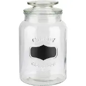 APS Germany APS 82266 Vorratsglas NOTE, mit Beschriftungsfeld, Ø 11,5 cm, Höhe 19,5 cm, 1,2 Liter