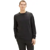 Tom Tailor Rundhalspullover mit Logostickerei