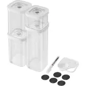 Zwilling - Fresh & Save, CUBE Set - transparent-white - S / 6-pcs