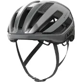 ABUS Rennradhelm WingBack – einfacher Roadhelm für sportliches Fahren im Alltag und in der Freizeit – für Erwachsene und Jugendliche – Grau, Größe M (54-58 cm)