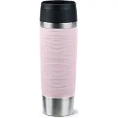 EMSA Thermobecher "Travel Mug Classic Wave", 6h heiß, 12h kalt, 100% dicht, spülmaschinenfest, 360-Trinköffnung