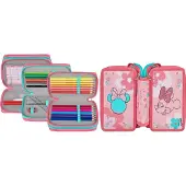Scooli MIUX0421, Weiches Federmäppchen, Pink, Abbildung, Drinnen, Mädchen, Reißverschluss