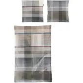 Irisette Mako-Satin Bettwäsche Magic Schiedam natur 135x200 cm + 80x80 cm