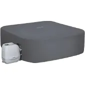 Bestway LAY-Z-SPA Xtras EnergySense Plus Thermo-Komplettabdeckung 230 x 230 x 71, eckig