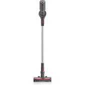 Severin HV 7968, Stabstaubsauger, Staubbeutel, Anthrazit, Rot, Silber, 0,4 l, Trocken, 75 dB