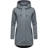 Ragwear Kapuzensweatjacke "Letti Bonded" Sportliche Kapuzenjacke in Feinstrick-Optik