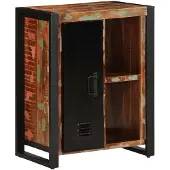 vidaXL Sideboard Mehrfarbig 55x35x70 cm Altholz Massiv