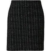Comma Skirts Grey/black Größe: 44 | Miniröcke Outlet | Damen | Grau
