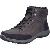 Rieker Herren Schnürboots/ Winterstiefeletten Braun Kunstleder Größe: 41
