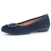 Gabor Ballerina, flache Schuhe, Slipper mit Hovercraft Luftkammern-Laufsohle