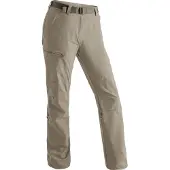 Maier Sports Outdoorhose "Lulaka", Damen, Gr. 76, Langgrößen, beige, 90% Polyamid, 10% Elasthan, Hosen Outdoorhose, Damen Wanderhose, atmungsaktive Funktionshose, Regular Fit
