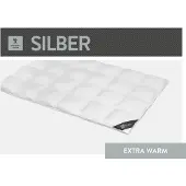 Spessarttraum Daunenbettdecke "Silber", extrawarm, Füllung 100% Daunen, Bezug 100% Baumwolle, (1 St.), hergestellt in Deutschland, allergikerfreundlich