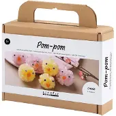 Creativ Company Bastelset Pompons Küken
