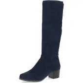 Caprice Stiefel, Blockabsatz, Schlupfstiefel mit Stretch-XS-Schaft in schmaler Form