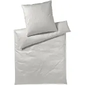 Elegante Bettwäsche 6800 Solid Farbe beige Größe 155x220 + 80x80cm Reine Baumwolle