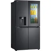 LG InstaView GMG960EVJE, Freistehend, Mehrtürig, Schwarz, 4 Tür(en), Essence Black Steel, Berührung