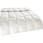 Ribeco Daunenbettdecke "Eve", warm, Füllung 90% Daunen, 10% Federn, Bezug 100% Baumwolle, (1 St.), Jubiläumsedition
