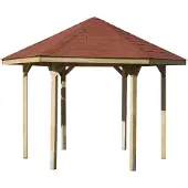Weka Pavillon Norderney Gr. 1 326 x 376 cm kesseldruckimprägniert
