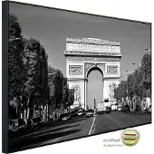 Papermoon Infrarotheizung "Paris Schwarz & Weiß" sehr angenehme Strahlungswärme