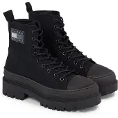 Tommy Hilfiger Schnürschuhe Tjw Foxing Canvas EN0EN02216 Schwarz 40