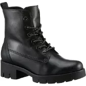 Gabor Biker Boots Damen Stiefelette Schnürschuh schwarz 37