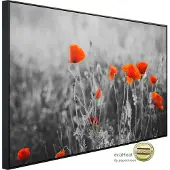 Papermoon Infrarotheizung "Rote Mohnblumen" sehr angenehme Strahlungswärme