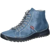 Rieker Damen Stiefelette mit Schnürung sportliches Design 71510, Größe:37 EU, Farbe:Blau