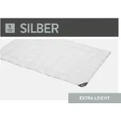Spessarttraum Daunendecke Silber, Füllung: 100% Daunen, Bezug: 100% Baumwolle Größe 135 x 200 cm Wärmeklasse extraleicht