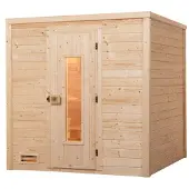 Weka Massivholzsauna BERGEN 1.8 HT, Kompakt 5,4 x B x T x H x 196 x 178 x 205