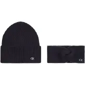 Calvin Klein Mütze und Stirnband Set K60K612622 Schwarz