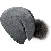 Capelli New York Beanie mit Metall-Logo an der Krempe