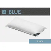 Spessarttraum Federkissen "Blue", Füllung: 100% Federn, Bezug: 100% Baumwolle, (1 St.), hergestellt in Deutschland, allergikerfreundlich