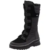 Remonte Schnür-,Zug-u.Schnallenstiefel in schwarz, Gr. 37