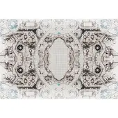 Architects Paper Fototapete "V8 Pattern", braun (braun, grau, taupe), B:4m L:2,7m, Vlies, Tapeten, Fototapete, Vlies, Wand, Schräge