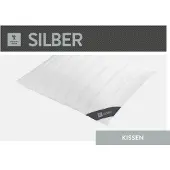 Spessarttraum Baumwollkissen "Silber", (1 St.), hergestellt in Deutschland, allergikerfreundlich