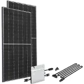 Offgridtec Solaranlage "Solar-Direct 830W HM-800", Schukosteckdose, 5 m Anschlusskabel, ohne Halterung