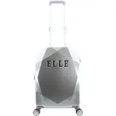 Elle Diamond kleiner Kabinenkoffer, Silber