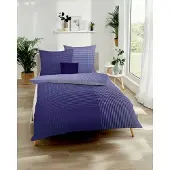 Kaeppel Mako-Satin Bettwäsche Master 200x200 cm + 2x 80x80 cm violett