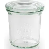 Aps Einmachglas "Weck", (Set, 12 tlg.), vielseitig einsetzbar, zum Präsentieren/Bevorraten/Einfrieren, Deko