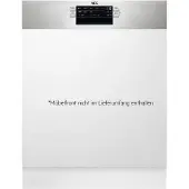 AEG Series 6000 FEE6491AZM, Halb integriert, Standardgröße (60 cm), Schwarz, Edelstahl, Berührung, LED, 14 Maßgedecke