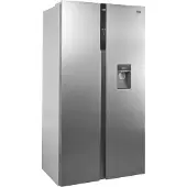 Beko GNO5322WDXPN, Freistehend, Amerikanische Tür, Edelstahl, LED, An Tür, 529 l