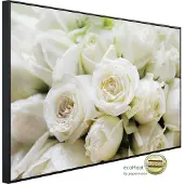 Papermoon Infrarotheizung "Weiße Rosen" sehr angenehme Strahlungswärme