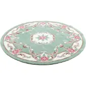 Theko Teppich "Ming", rund, 14 mm Höhe, hochwertiges Acrylgarn, ideal im Wohnzimmer & Schlafzimmer